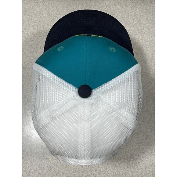 Patagonia Great Pacific Iron Works Mesh Snapback Cap Trucker Baseball Hat - Picture 6 of 9